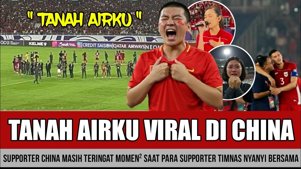 JADI TRENDING DI CHINA‼️MOMEN SAKRAL TIMNAS SUKSES BUAT SUPORTER CHINA TERNGIA NGIA DENGAN LAGUNYA