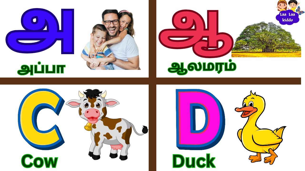 உயிரெழுத்துக்கள்/Yuireluthukkal/ABCD/Alphabets/தமிழ் எழுத்துக்கள்/Tamil Letters for kids/Learn Tamil