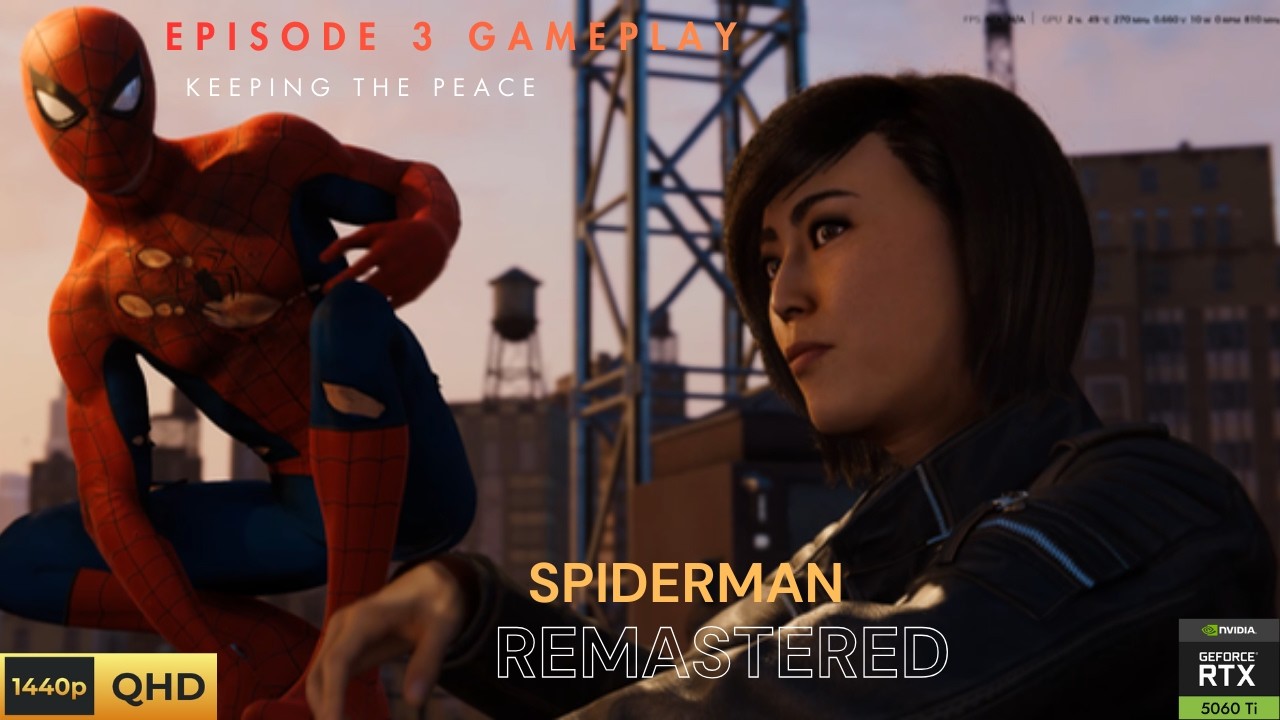 Spider-Man Remastered PC Ultrawide Gameplay Walkthrough Part 3 | Keeping the Peace Mission [ 21:9 ]
