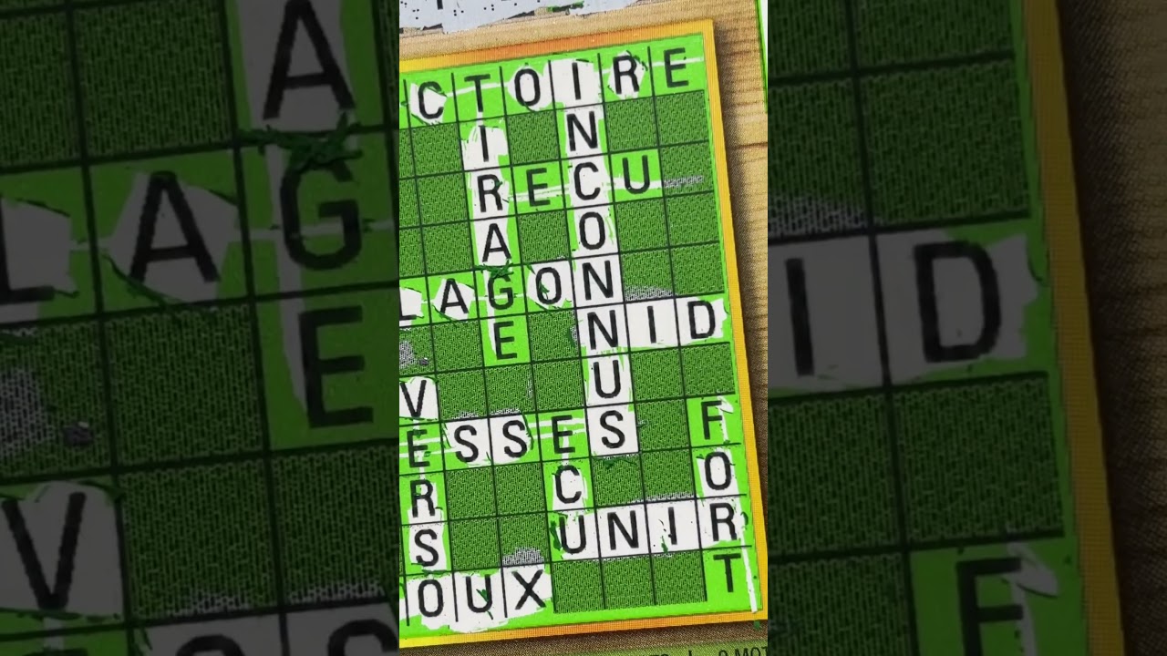 €30.00 MOTS CROISÉS | 5 words 