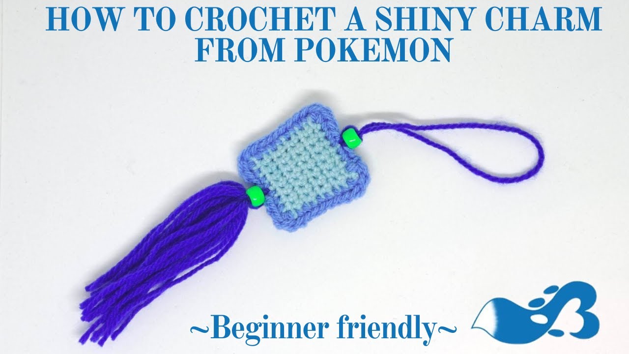 How to crochet a Shiny Charm from Pok&eacute;mon - free beginner friendly pattern