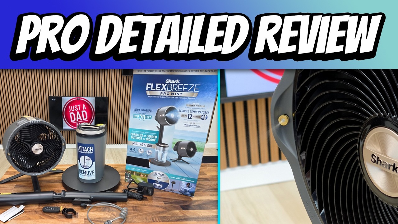 Shark FlexBreeze Pro Mist Fan UNBOXING & DETAILED REVIEW - What I think is amazing about it!