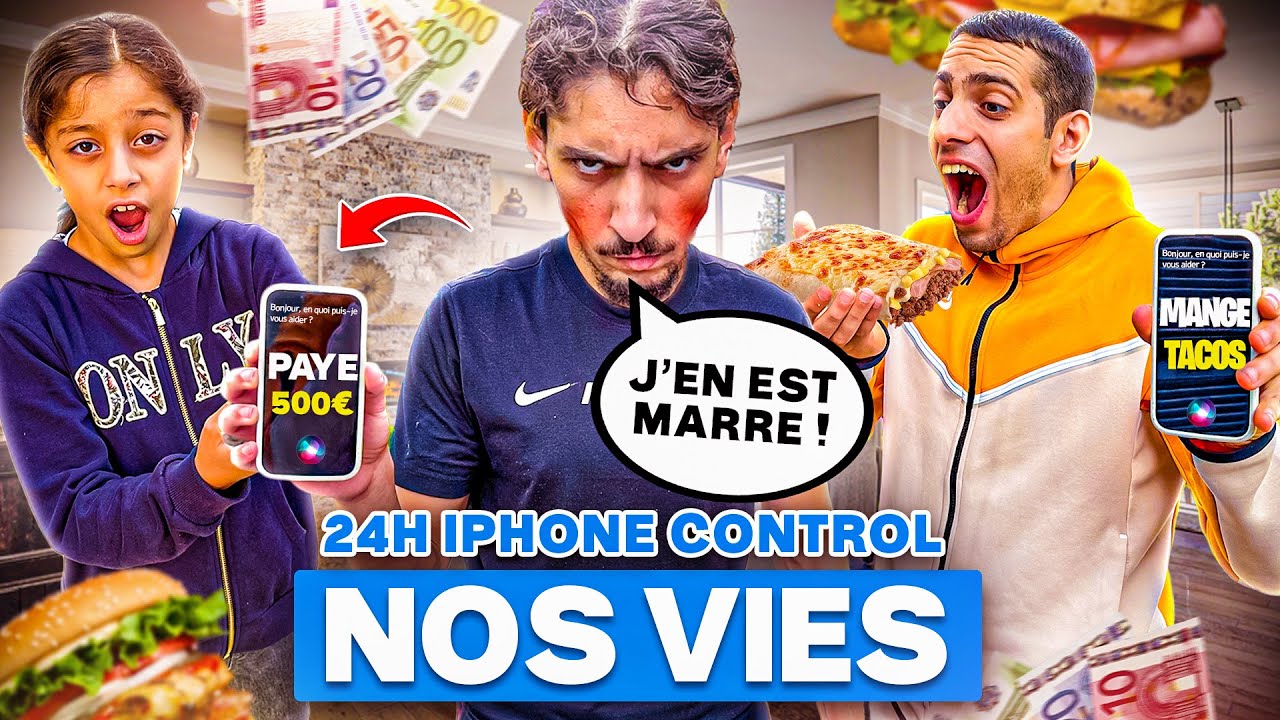 L'IPHONE CONTROLE NOS VIES 24 H ! 😱😭 ( j'ai perdu 500€)