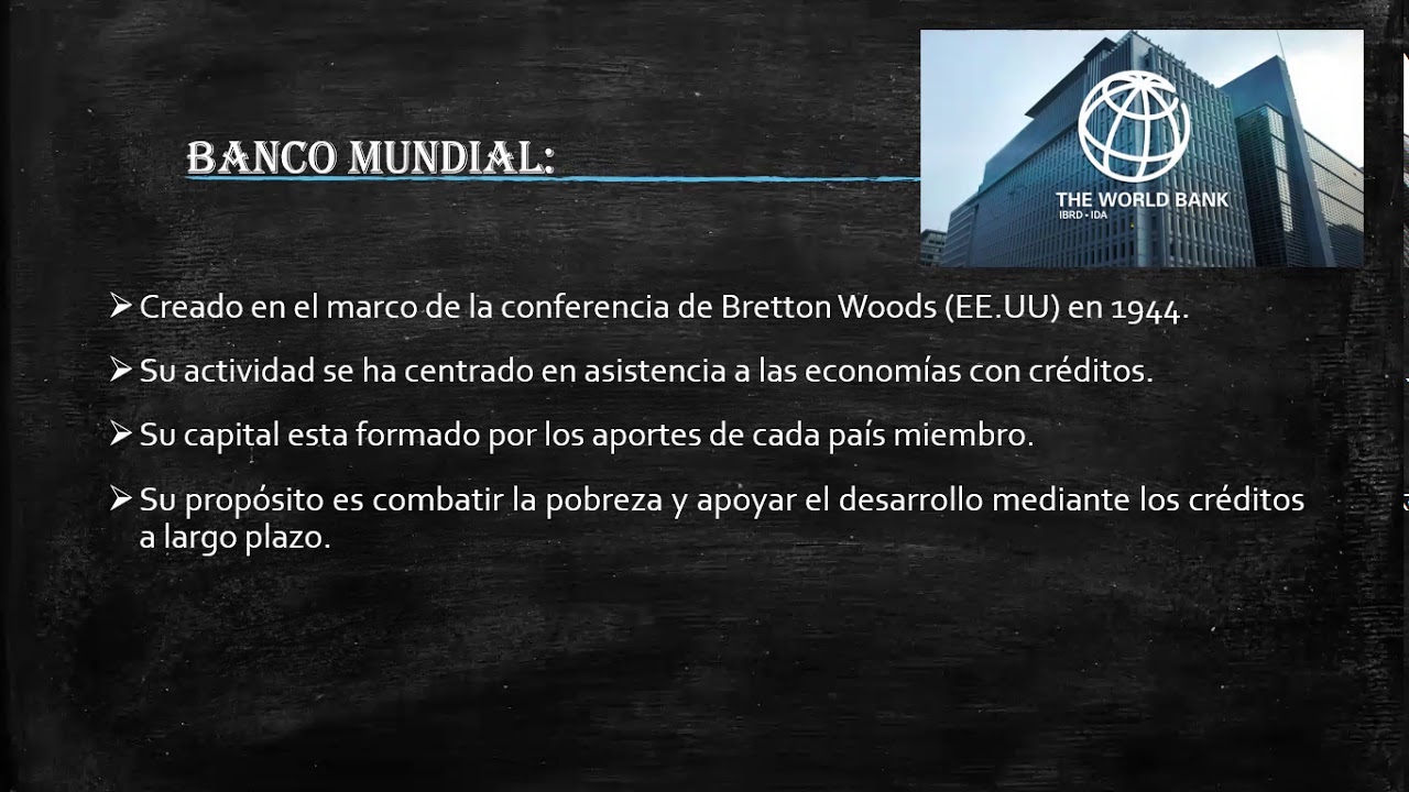 Organismos Financieros Internacionales