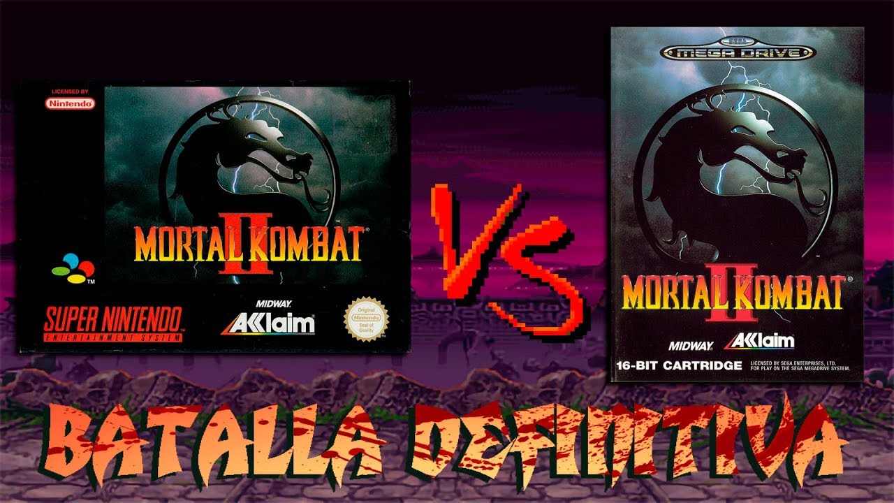 Mortal Kombat II: Super Nintendo vs Sega Mega Drive