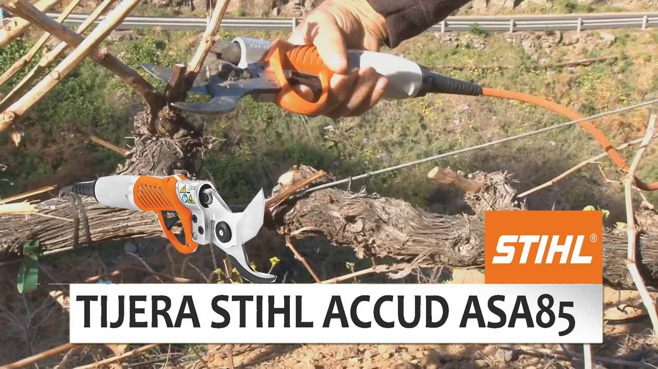 PUBLIREPORTAJE  AGROISLEÑA : TIJERA STIHL ASA 85