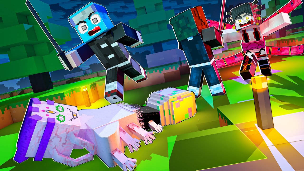 Veggie-Poo vs Upper Moon Demons (minecraft)