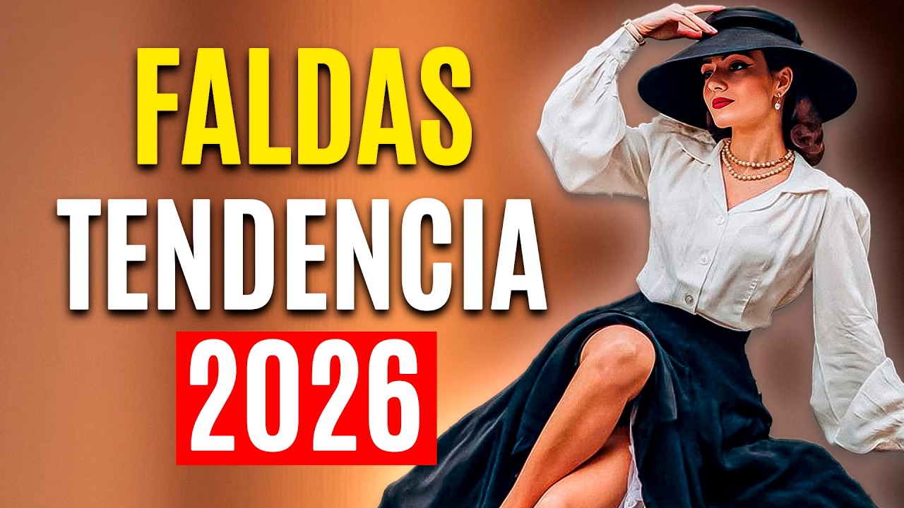 Solo estas FALDAS Dominarán la MODA FEMENINA en 2026