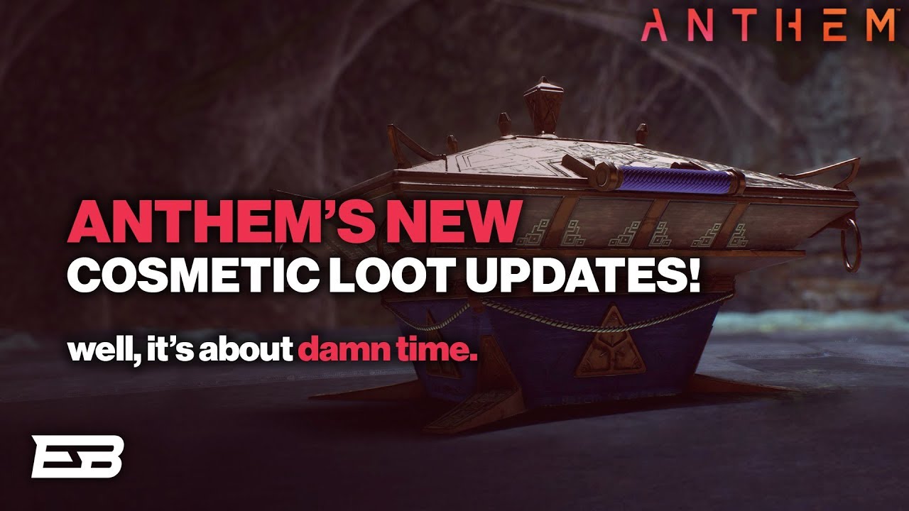 HUGE ANTHEM LOOT UPDATE! NEW COSMETICS, ELYSIAN CACHES, & MORE!! // Anthem Gameplay