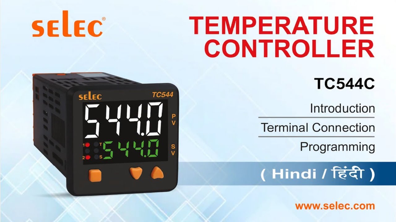 Selec Temperature Controller TC544C : Introduction l Terminal Connection l Programming