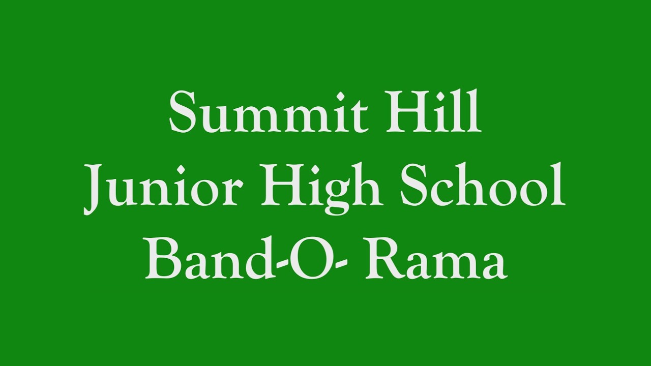 Summit Hill Junior High School Band O Rama