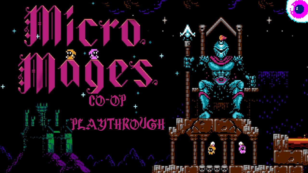 Micro Mages (Nes) CO-OP Playthrough / Small but satisfying.
