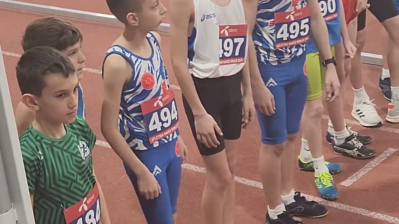Alen Sejdovic  trka 800m sa ml .pioniriima  10.02.2024