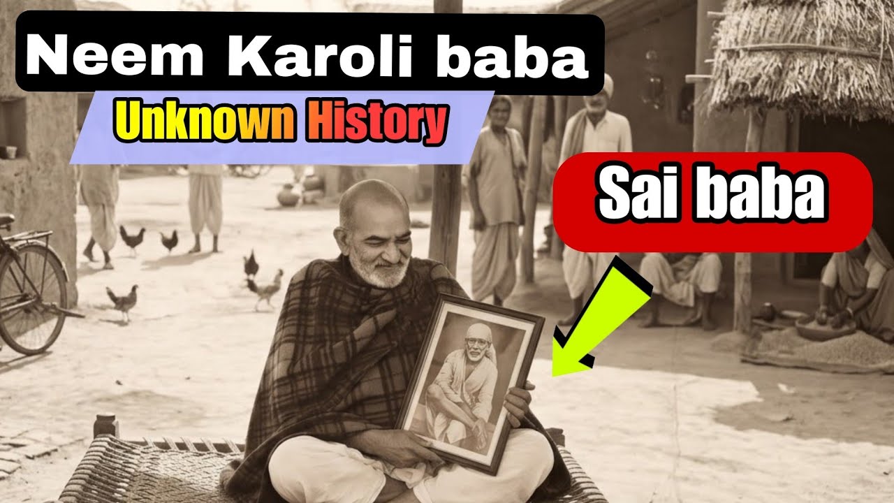 Neem Karoli baba saw Sai Baba picture 🔥 History of sai baba & Neem karoli baba by Ram dass