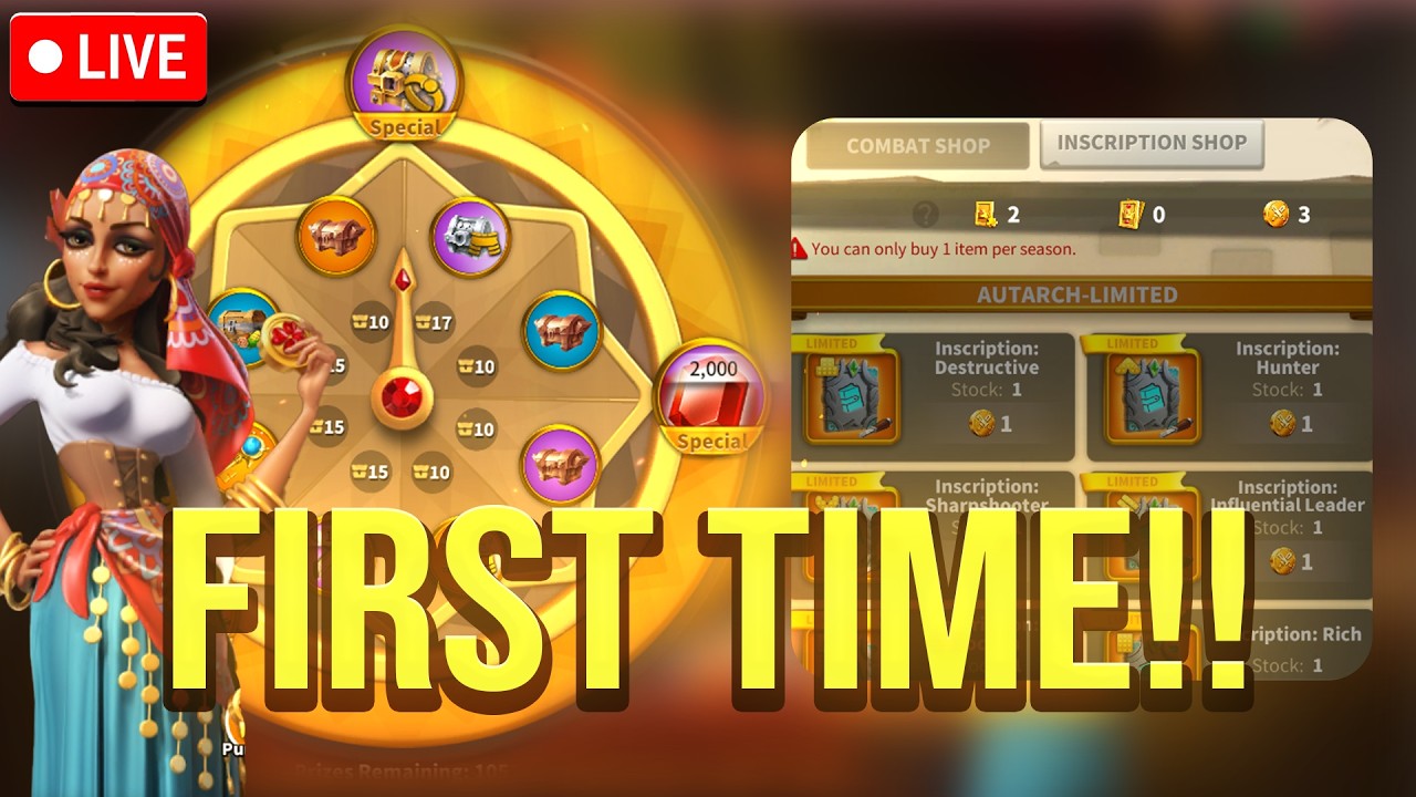 FIRST TIME GETTING AN AUTARCH!!!! | Rise of Kingdoms