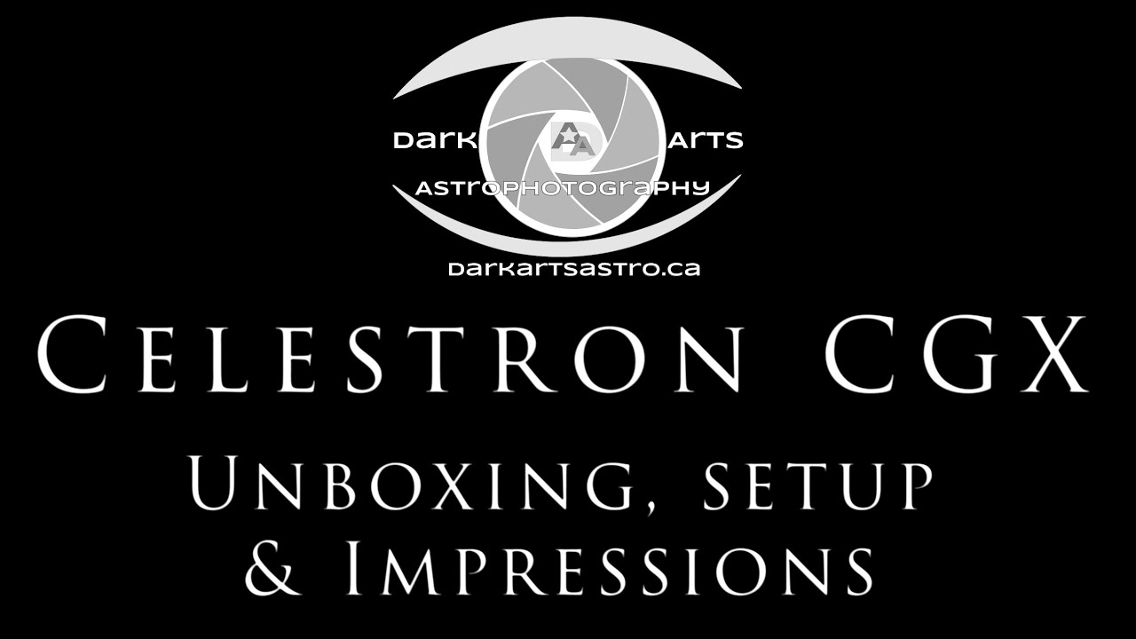 Celestron CGX Equatorial Mount: Unboxing, Setup, & First Impressions