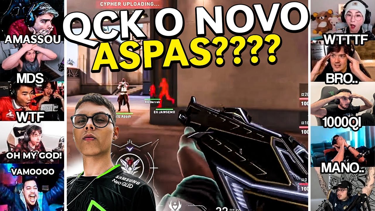 REAÇÃO DO MUNDO COM O LOUD QCK DESTRUINDO A EG... *insano*