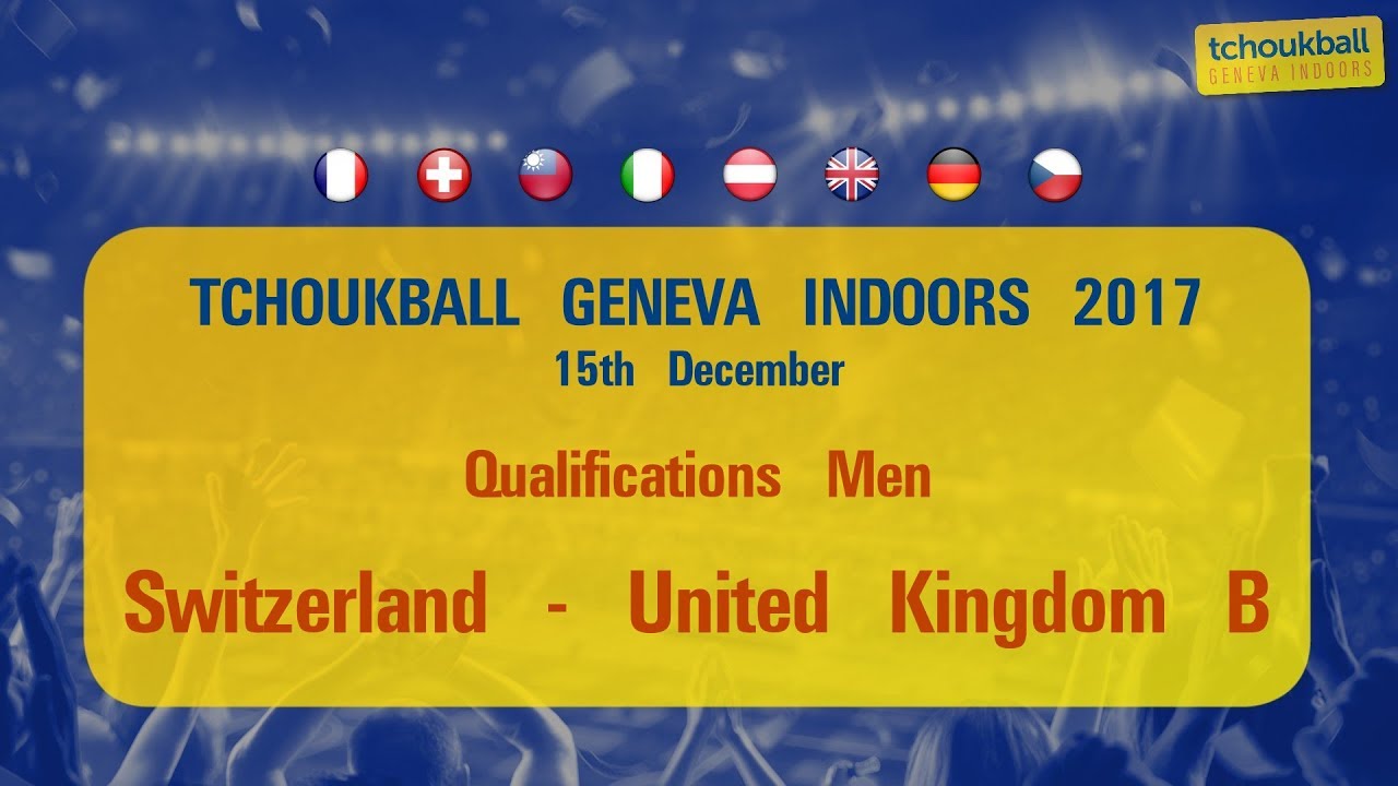 Tchoukball Geneva Indoors 2017 / Nations Cup Men : Switzerland - United Kingdom B