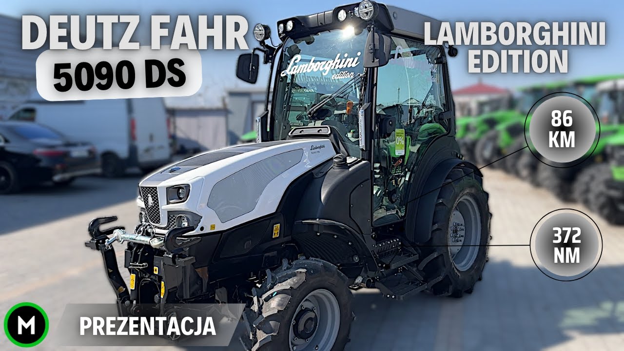 DEUTZ-FAHR 5090 DS LAMBORGHINI EDITION - ciągnik dla indywidualistów | Prezentacja / test ciągnika