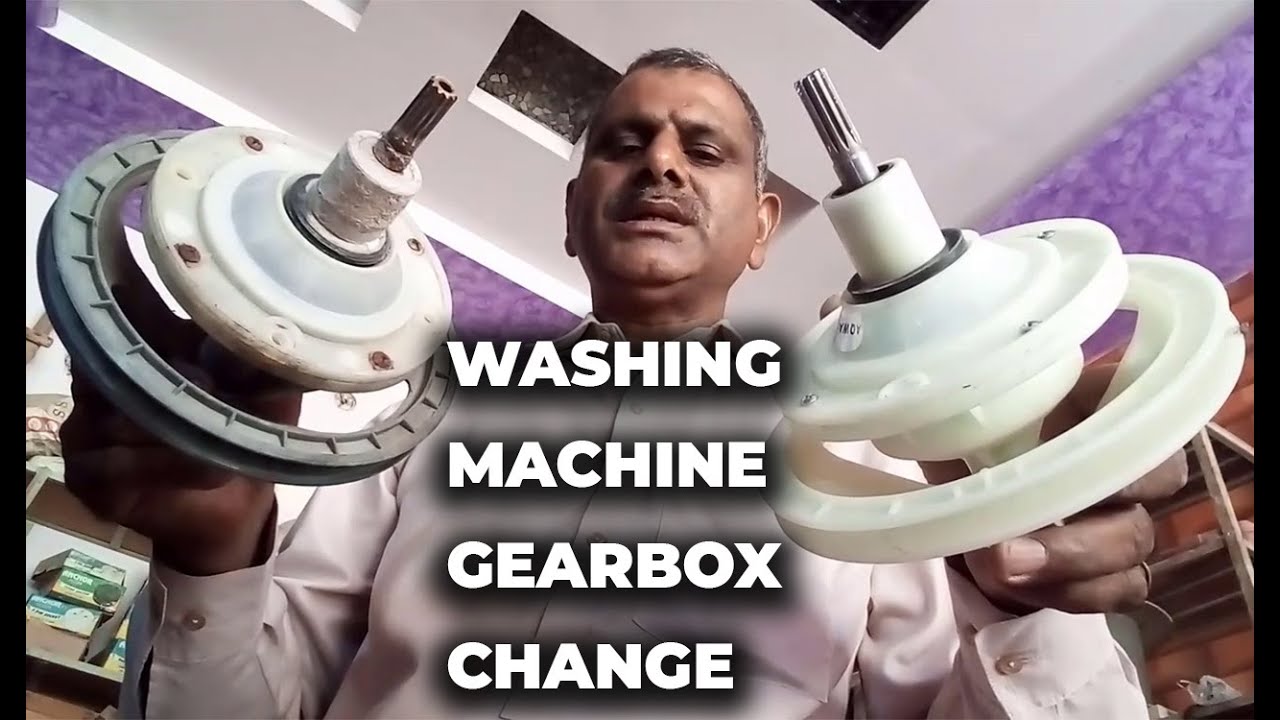 Haier HWM120-AS washing machine gearbox fitting | double washing machine gearbox open and fitting