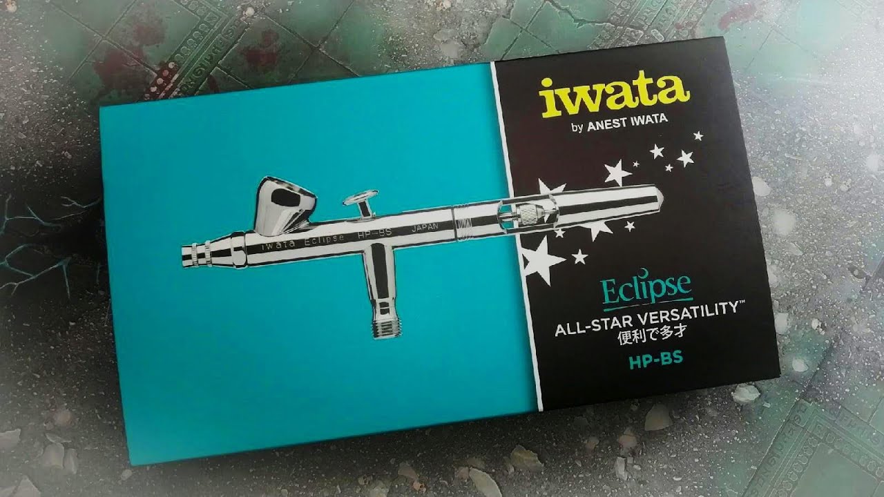 Распаковка и сборка аэрографа Iwata Eclipse HP-BS 0.35. Радуюсь обновке!