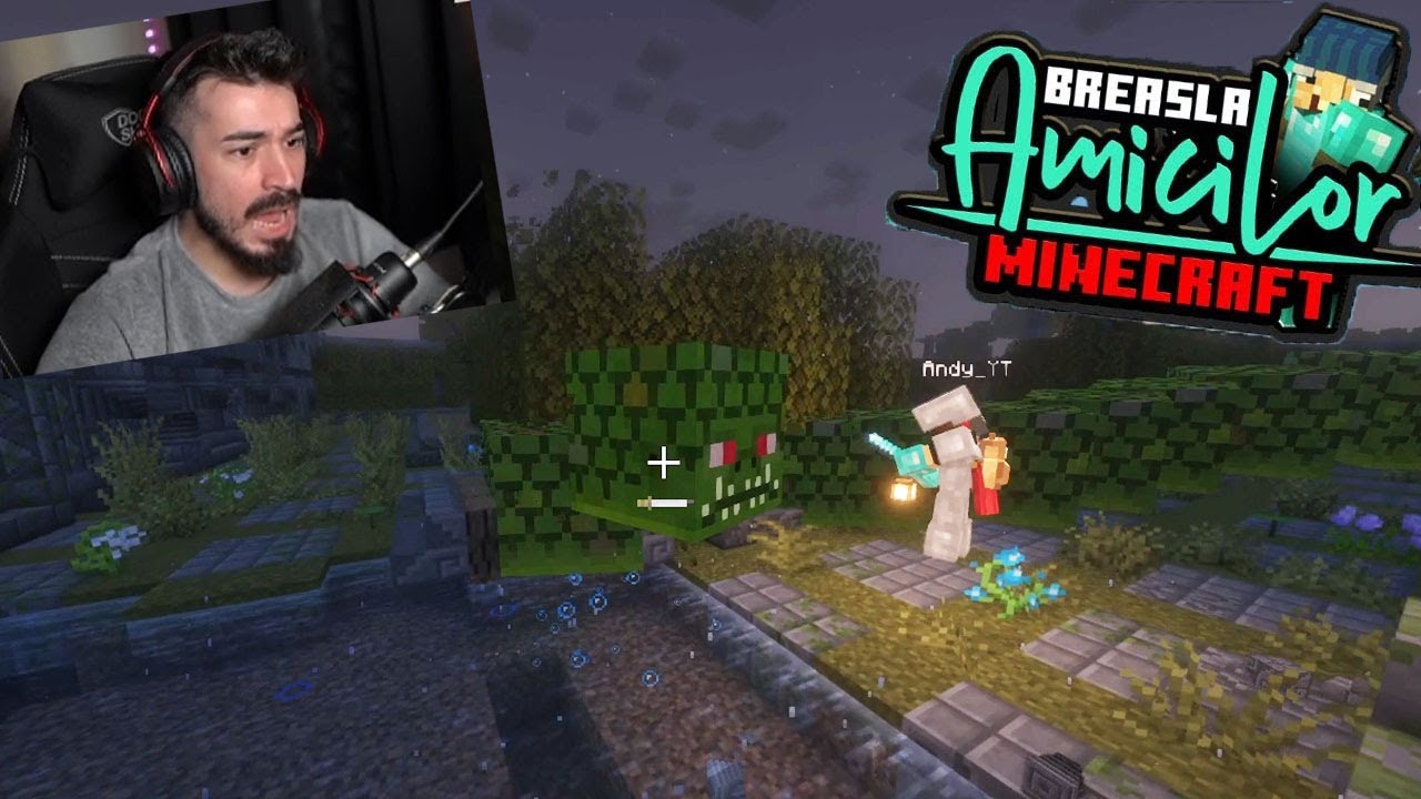 AM AJUNS IN PADUREA BANTUITA DIN MINECRAFT SI NE-A ATACAT BOSSUL CEL MARE!