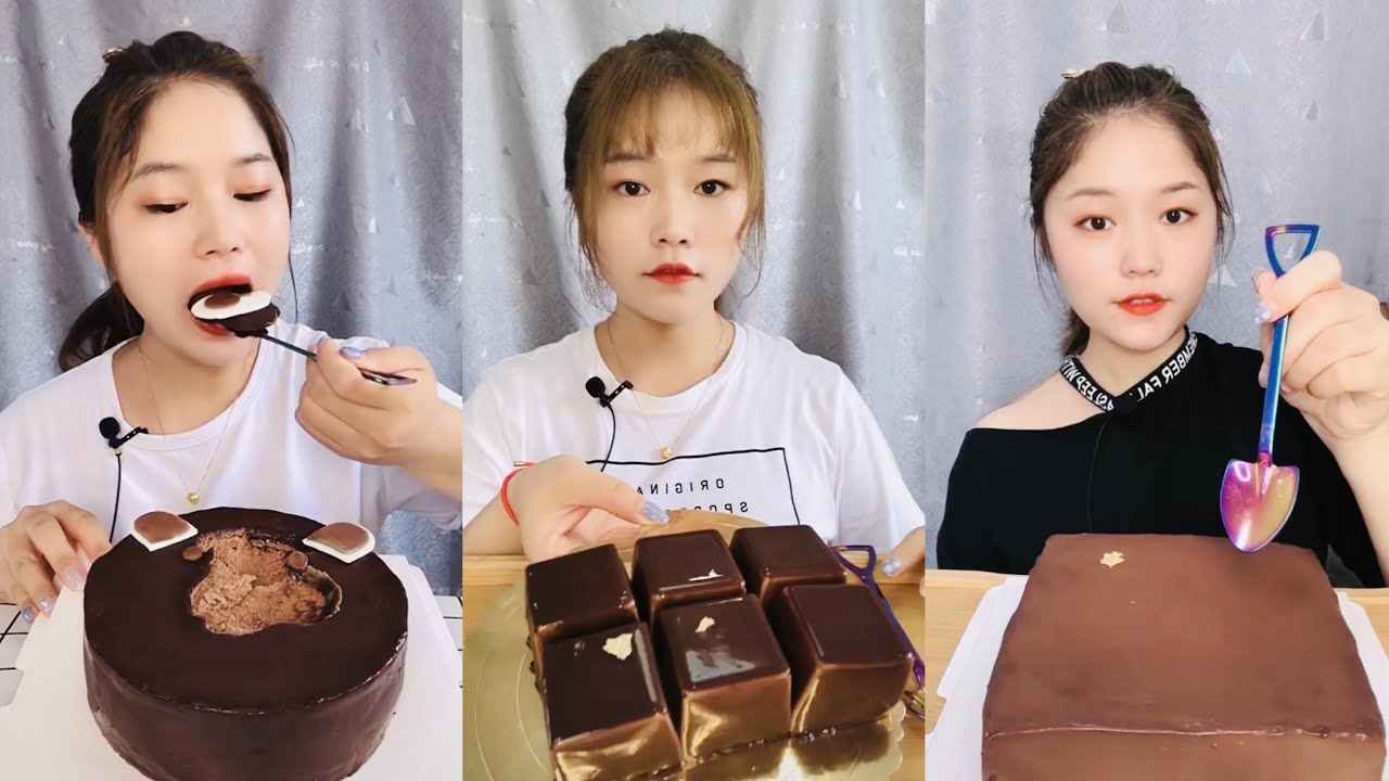 ASMR CHOCOLATE MOUSSE CAKE Mukbang |먹방 | 饮食表演 | การแสดงการกิน| 食事ショー |Eating sounds