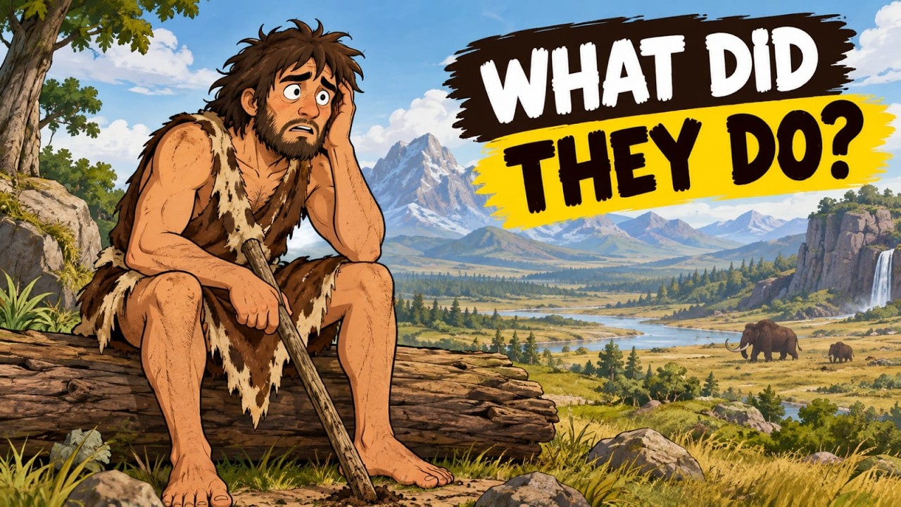 VID 20260920 WA0023A Day in the Life of a Prehistoric Man | Paleolithic Survival & Daily Routine