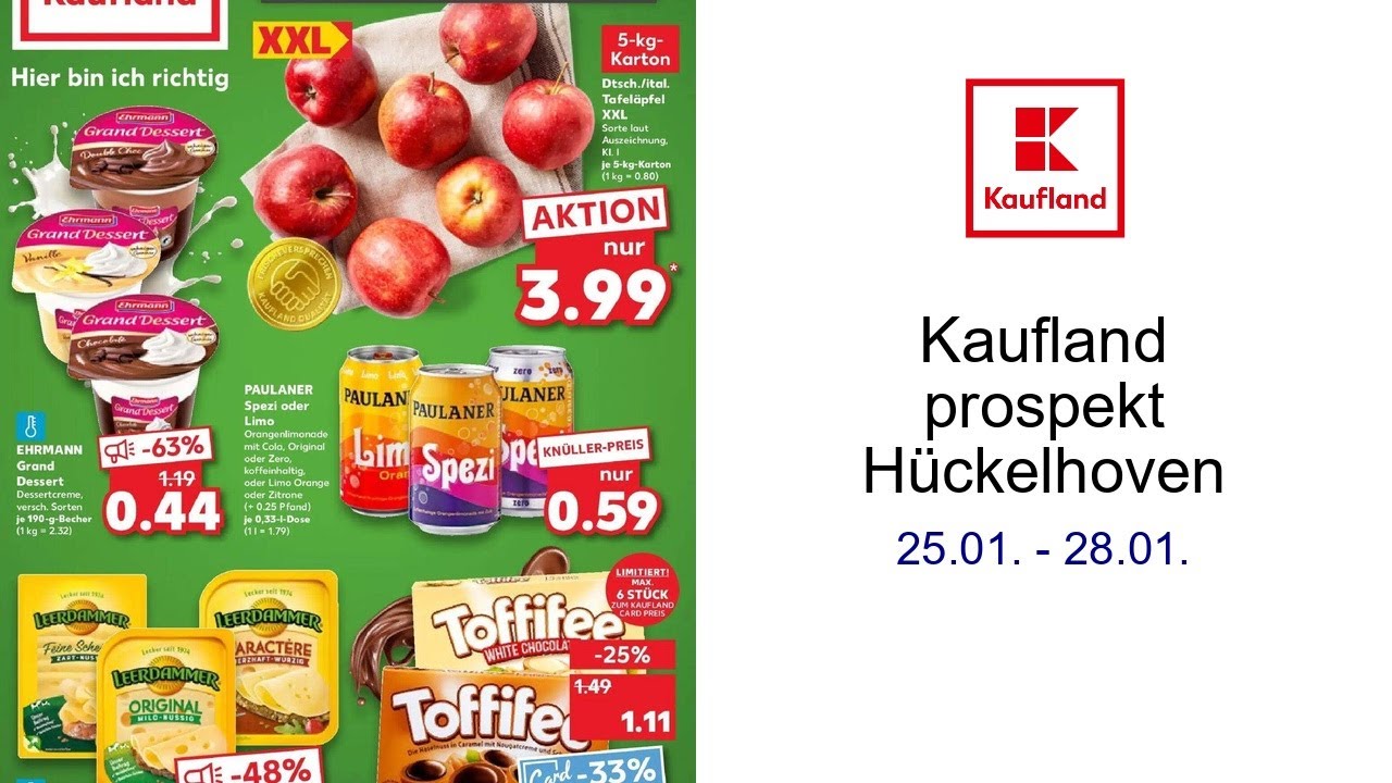 Kaufland prospekt Hückelhoven  25.01. - 28.01.