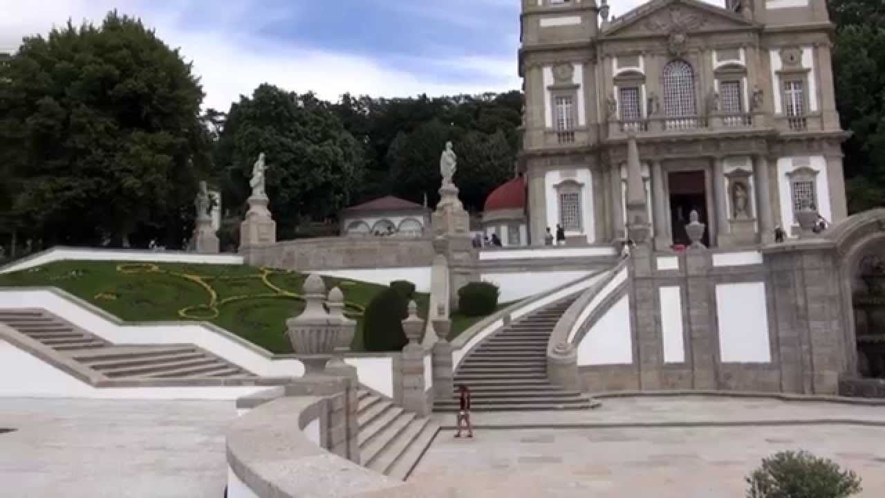 Le mont du Bon Jésus à Braga au Portugal.
