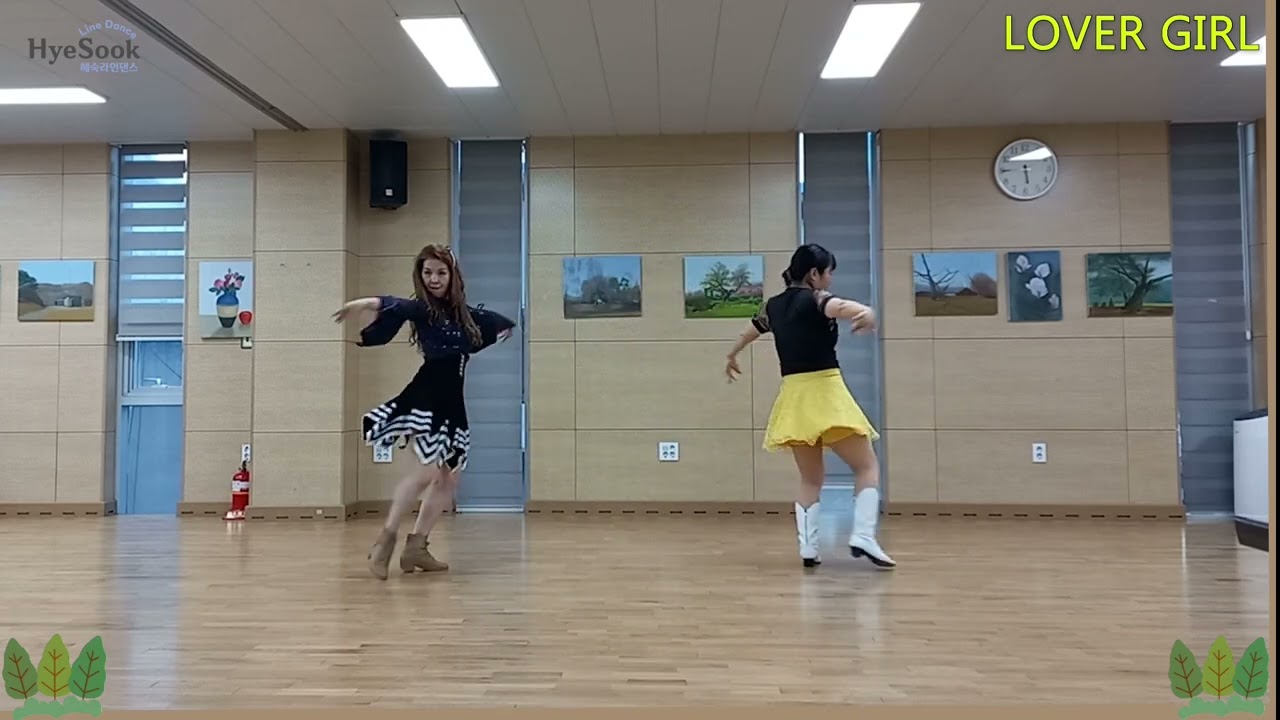 💕 LOVER GIRL Line Dance   |  Improver  러버 걸 라인댄스  |  사랑스럽고 매력적인 음악 | #혜숙라인댄스