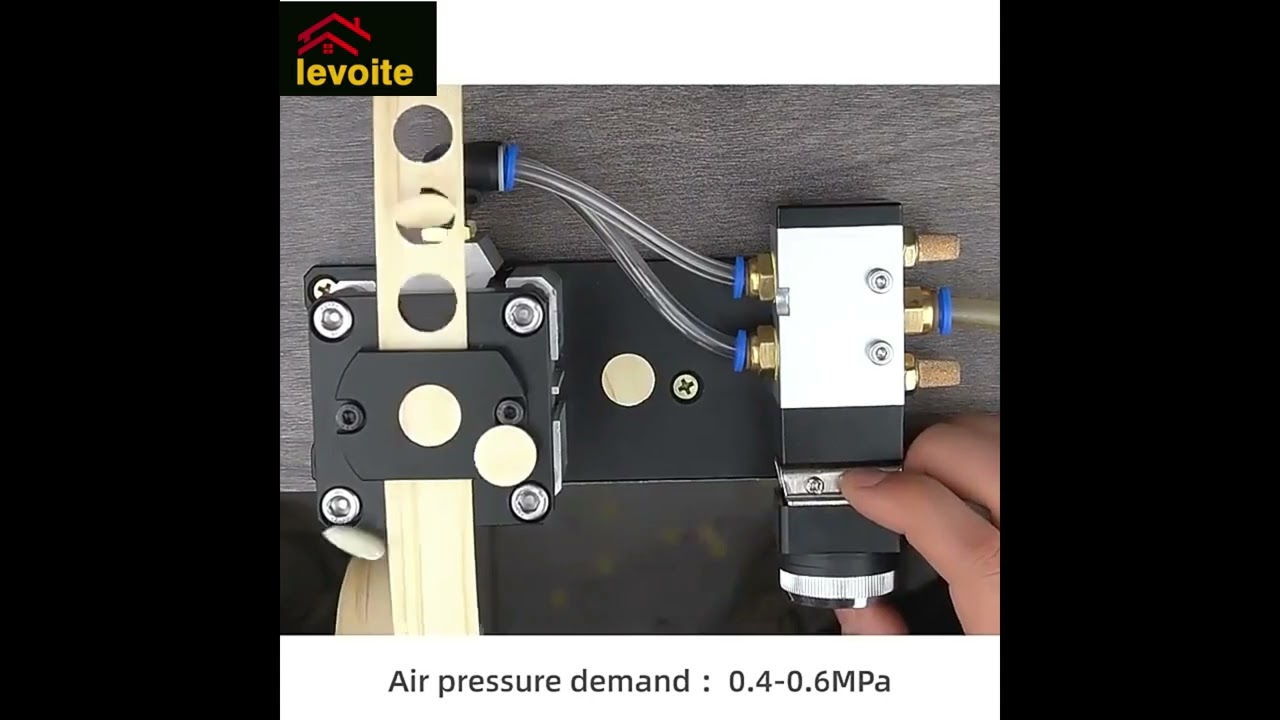 Levoite&trade; Edge Banding Punching Hole Machine Pneumatic Edge Bander Hole Guide
