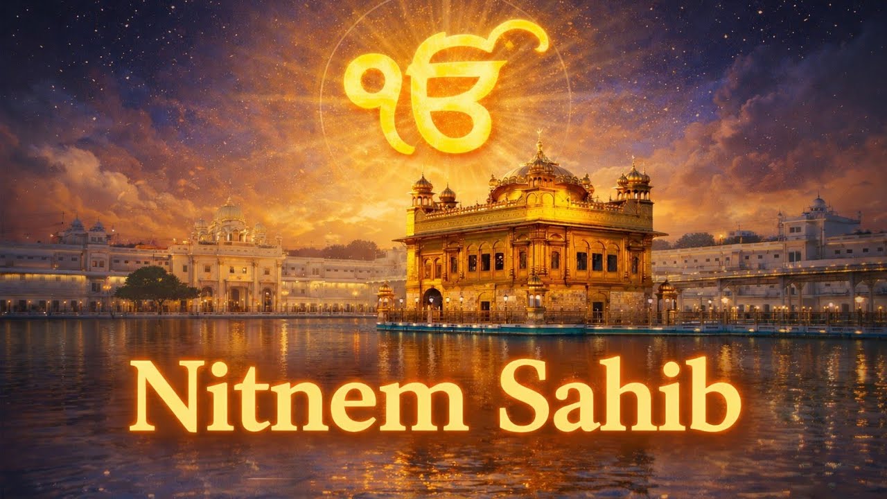 Nitnem Sahib Live | Japji Sahib, Chaupai Sahib & Anand Sahib Path | Daily Gurbani Live | WAHEGURU