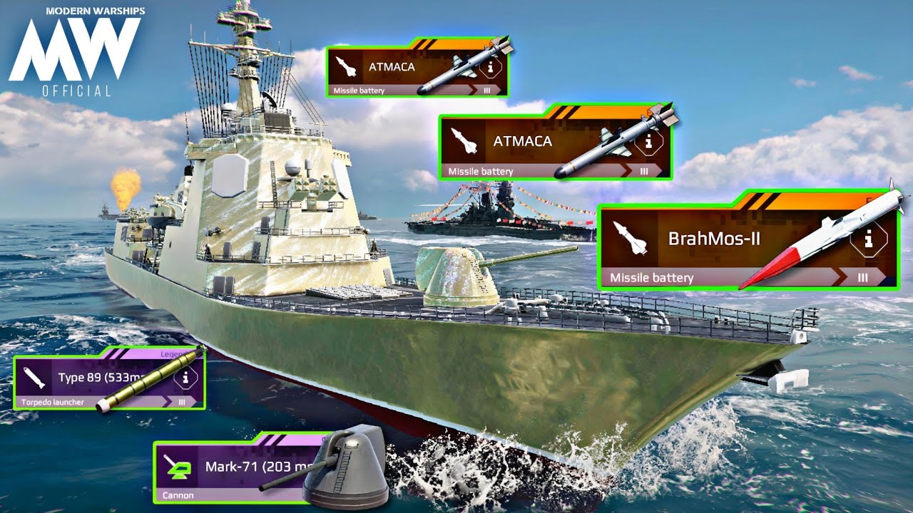 JS Ashigara - Decent Spamming Destroyer But Slightly Hard To Play🔥- Modern Warships