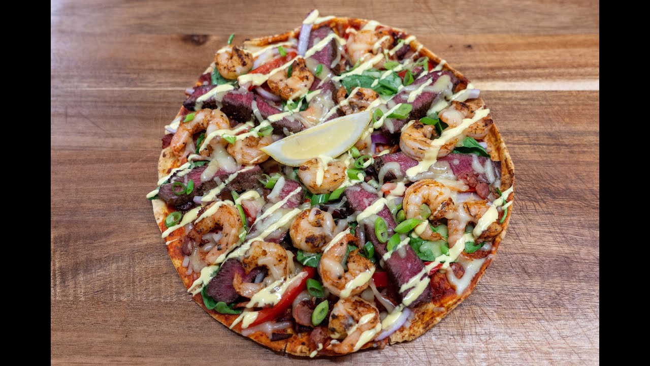 Reef & Beef Pizza Capers