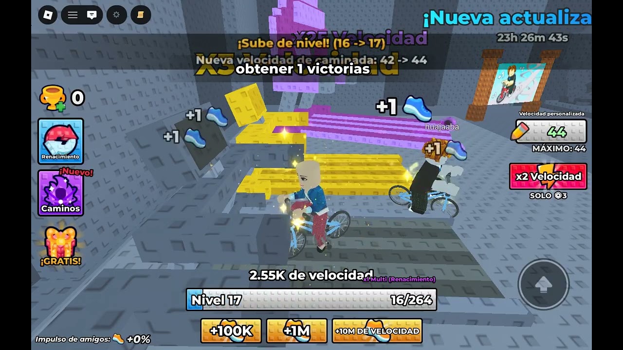 Juego de bicis me encontré con un nuevo seguidor 