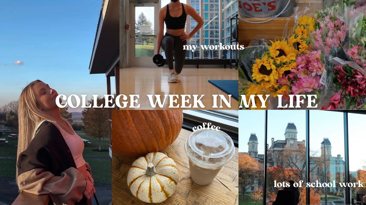 COLLEGE WEEK IN MY LIFE | lots of workouts, classes, productive (syracuse university)