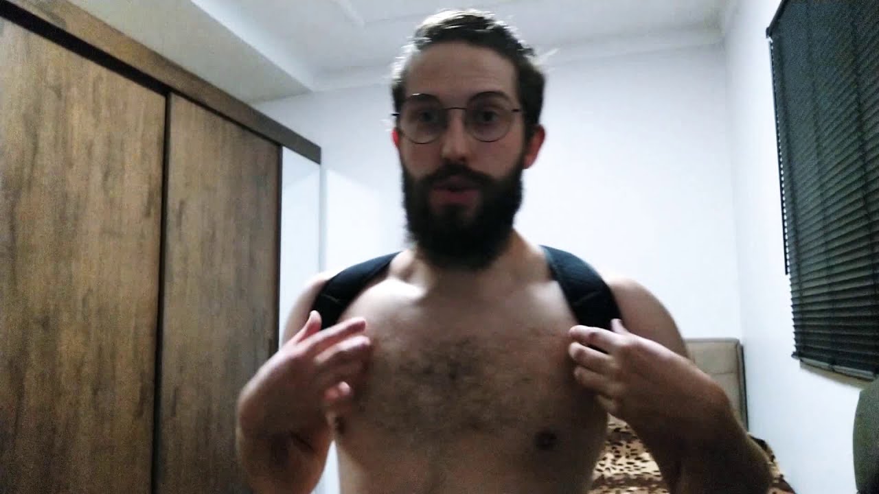 Corretor Postural muito Prático e fácil de se usar no dia a dia -  Ajustando a Coluna Cinta Corporal