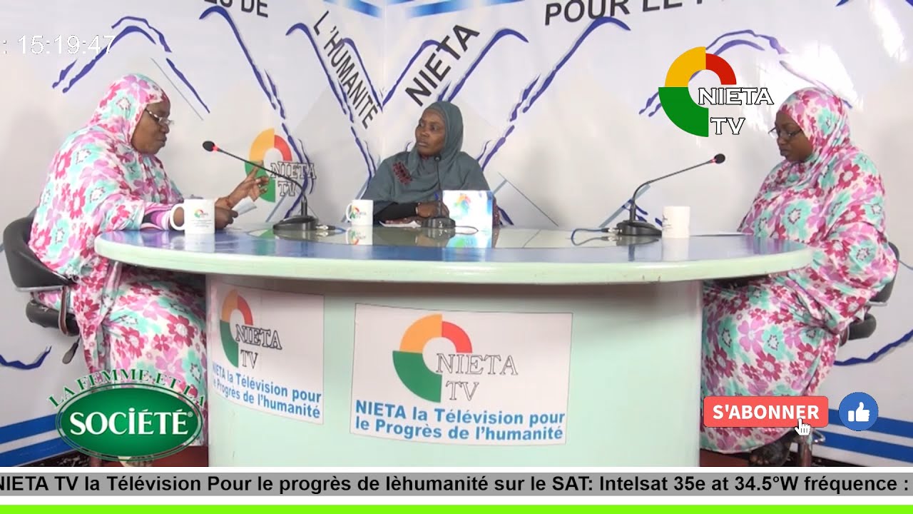 Emission La Femme et la Sociéte avec Seyda Mariam DEMBELE NIETA TV