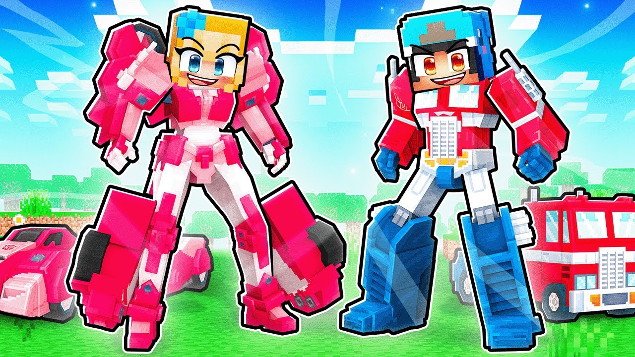 Omz and Crystal Become TRANSFORMERS in Minecraft!