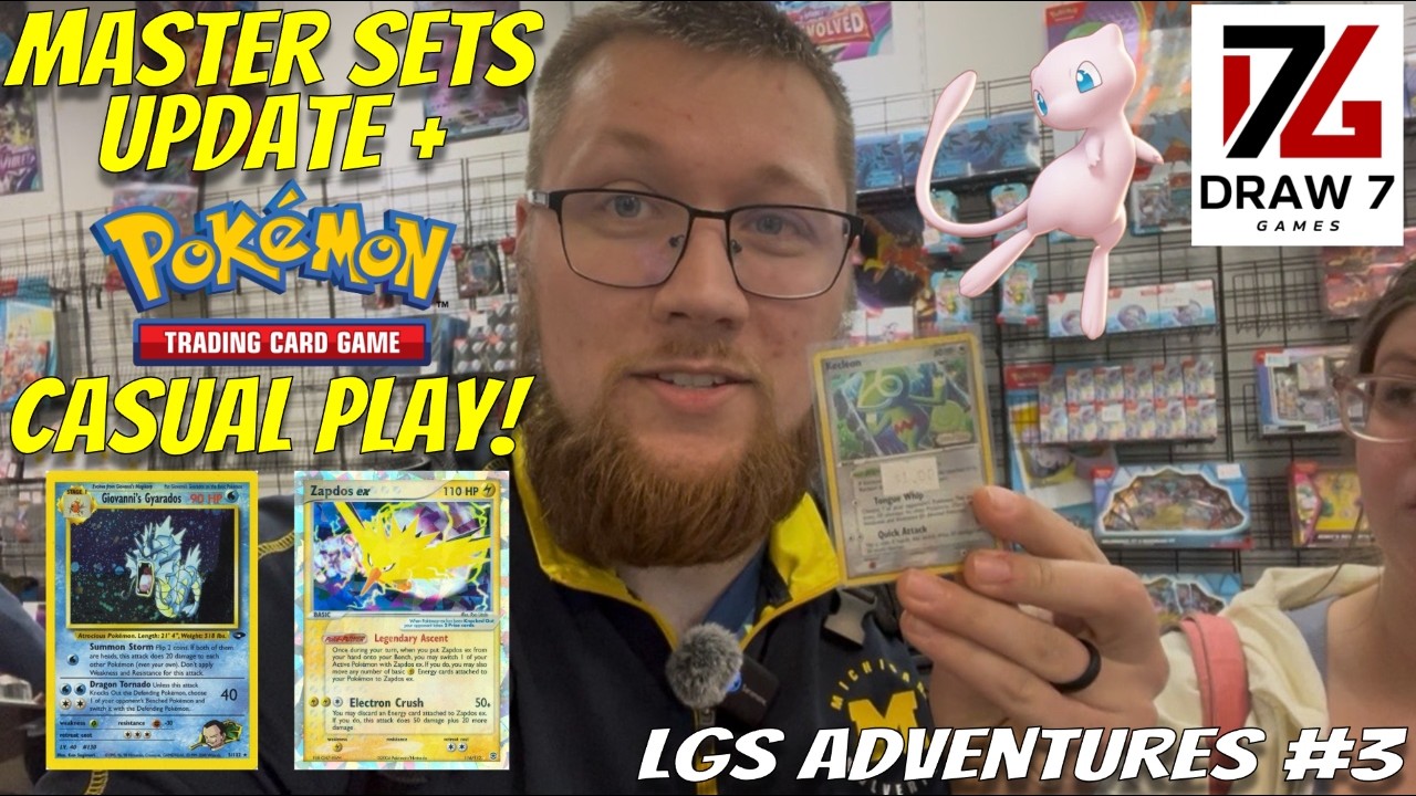 Master Sets Update & Pokémon TCG Casual Play! LGS Adventures #3