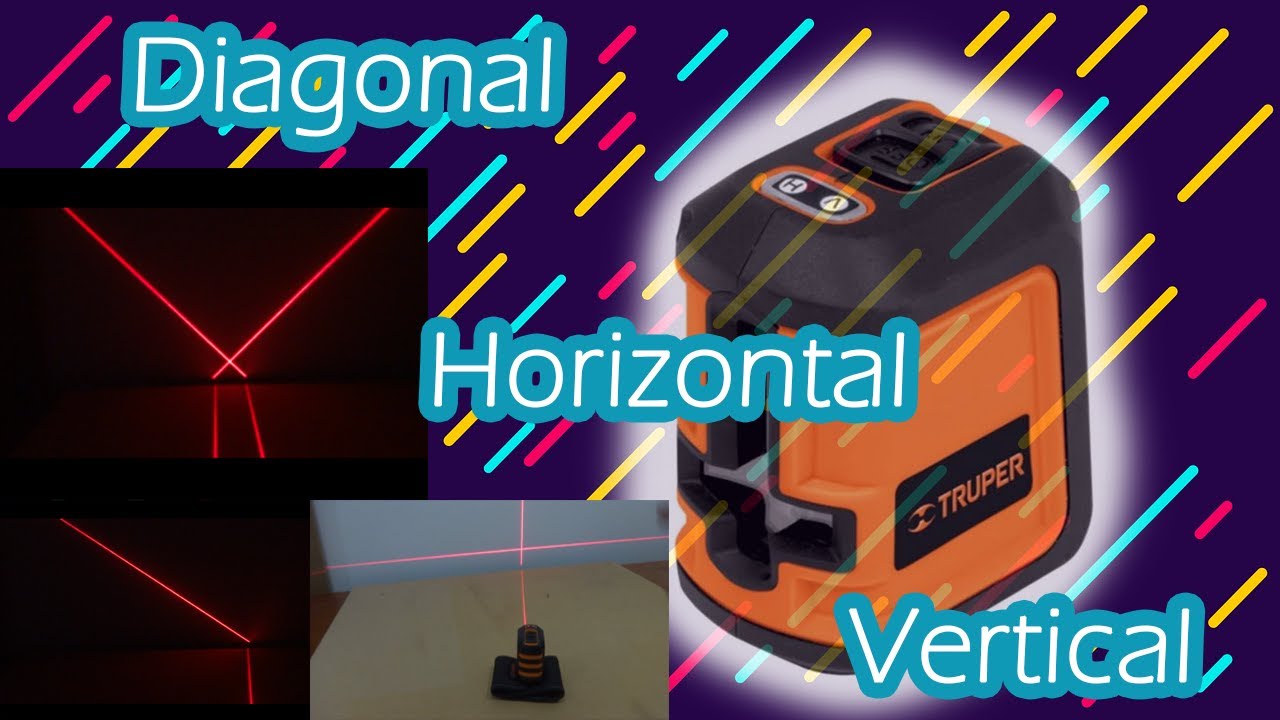 Nivel laser truper funcionamiento