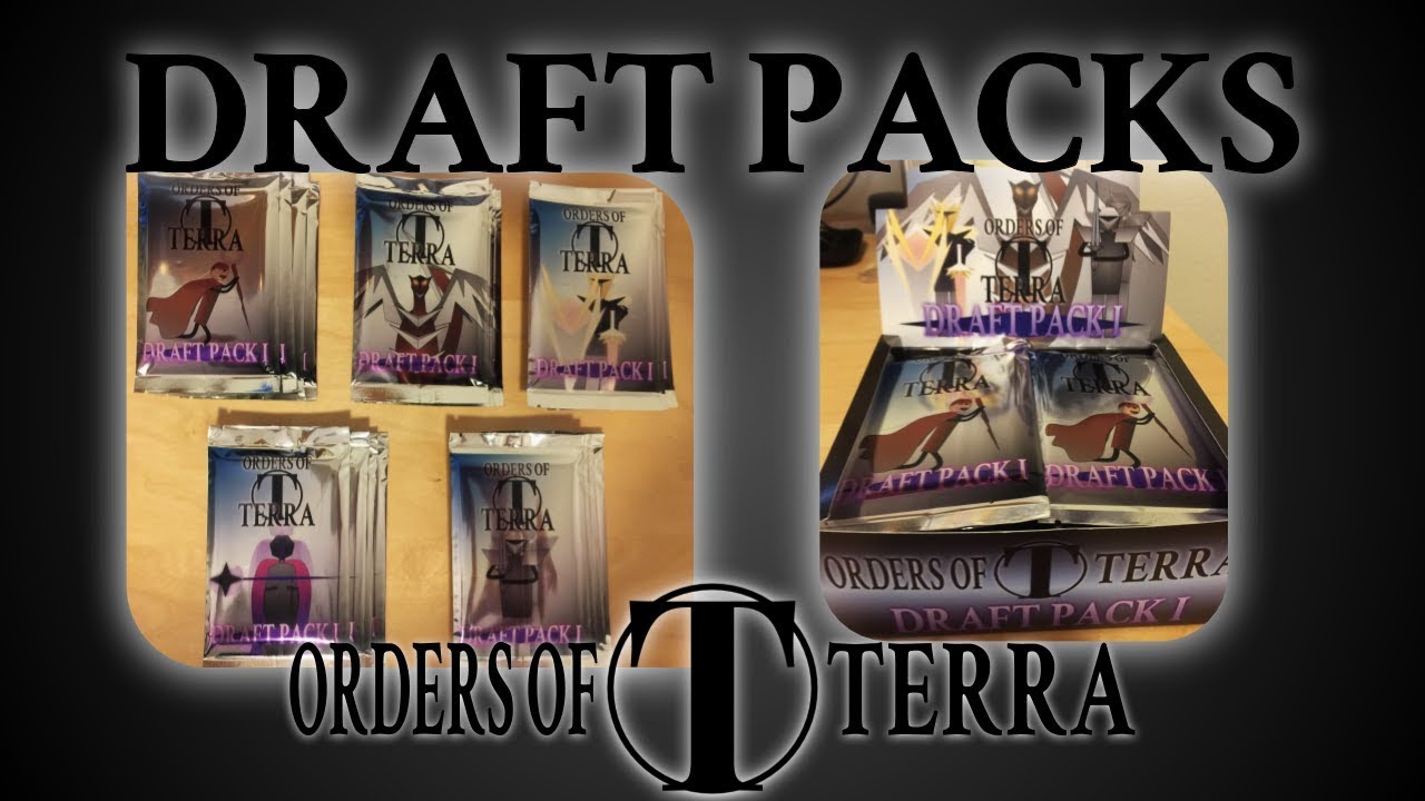 Homemade TCG |  BOOSTER BOX Opening - Draft Pack I | Orders of Terra