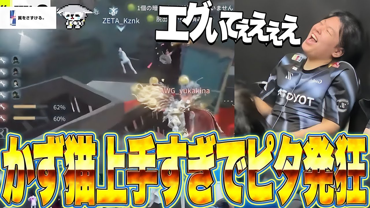 かず猫が上手すぎてピーターが大発狂してるんだけどｗｗｗ【第五人格 / IdentityV】
