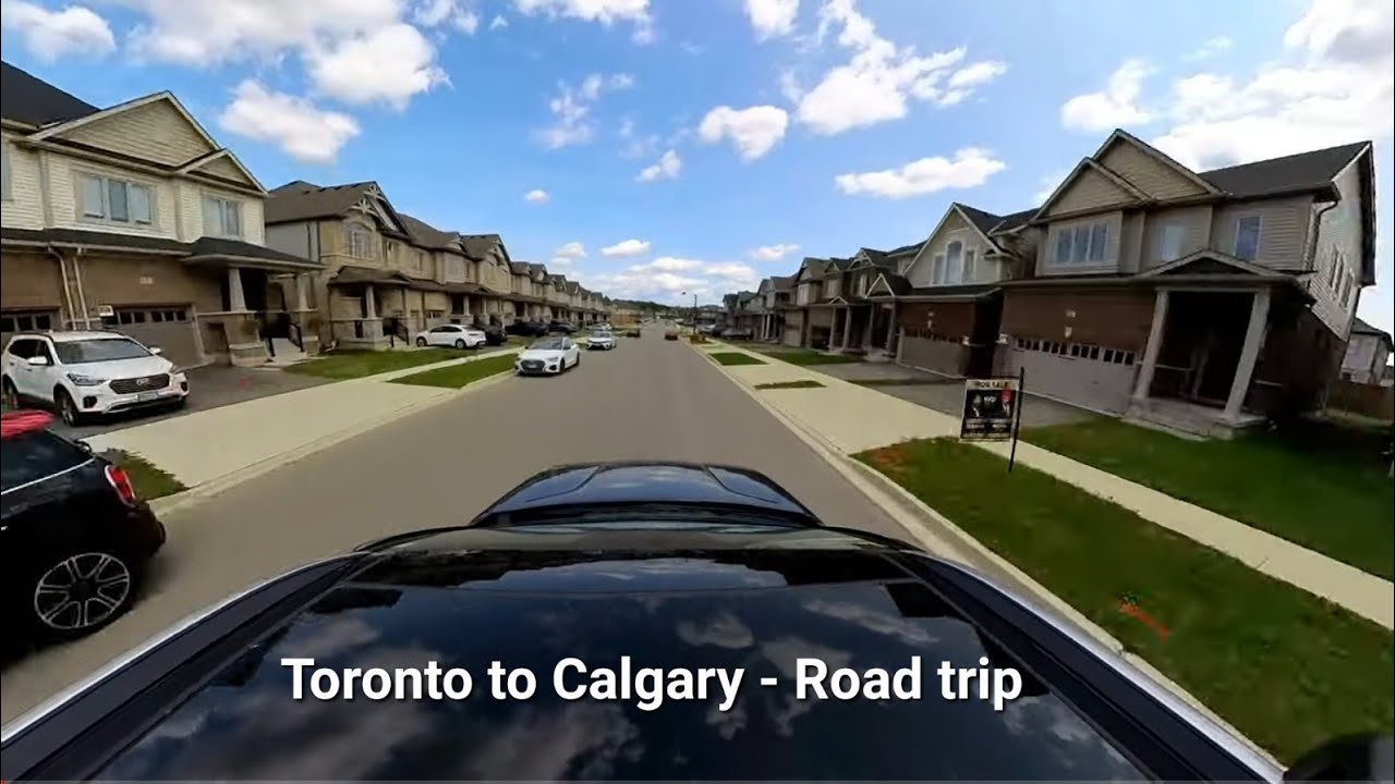 Toronto - Calgary via Michigan, North Dakota and SK - ROAD TRIP