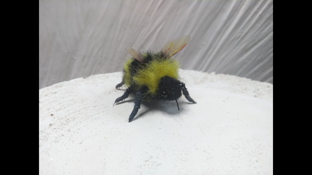 Needle Felt A Realistic Bumble Bee