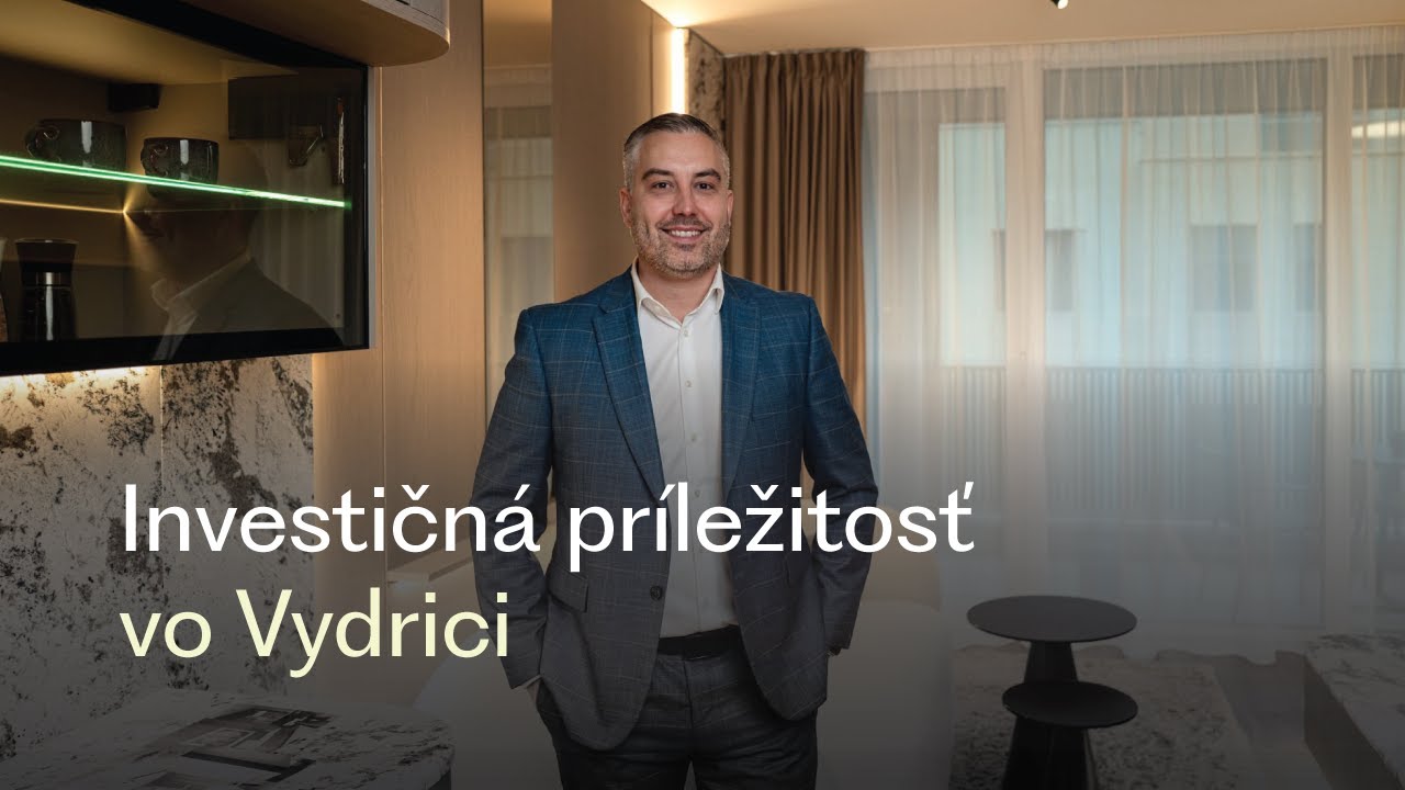 Investujte teraz: Vydrica ponúka byty pripravené zarábať