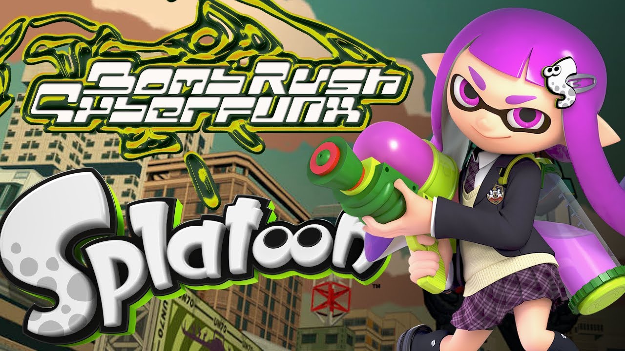 BOMB RUSH CYBERBLUSH [BRC x Splatoon Mashup]