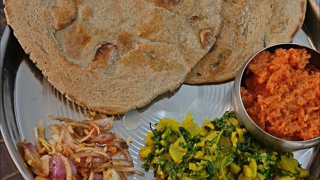Bajra roti and mooli saag,ek baar banaye to baar baar banaye,etna acha combination hai dono ka 