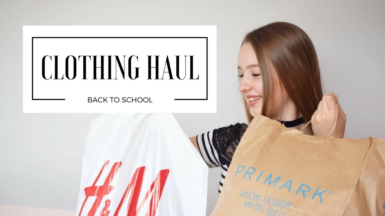 BACK TO SCHOOL CLOTHING HAUL (+ TRY ON)